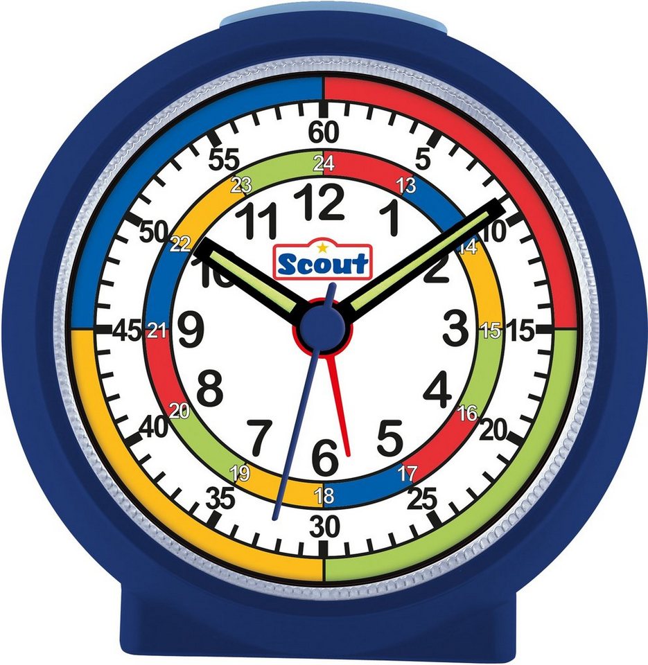 Scout Quarzwecker LearnTheTime, 280001010 Lernwecker, ideal auch als Geschenk von Scout