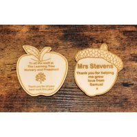 Lehrer Danke Äpfel/ Eicheln von ScoutingWoodworker