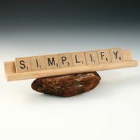Simplify Scrabble-Buchstaben-Zeichen Recycelt von ScrabbledMessages