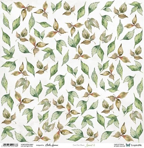 Papier 30x30 - ScrapAndMe - Leaves 6 - Ausstechform Papier 30x30 - ScrapAndMe - Leaves 6 - Ausstechform von ScrapAndMe