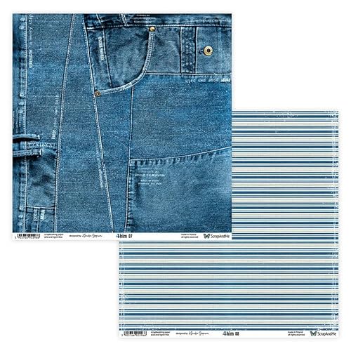 Scrapbooking Papier 30x30 - ScrapAndMe - 4 him 07/08 Scrapbooking Papier 30x30 - ScrapAndMe - 4 him 07/08 von ScrapAndMe