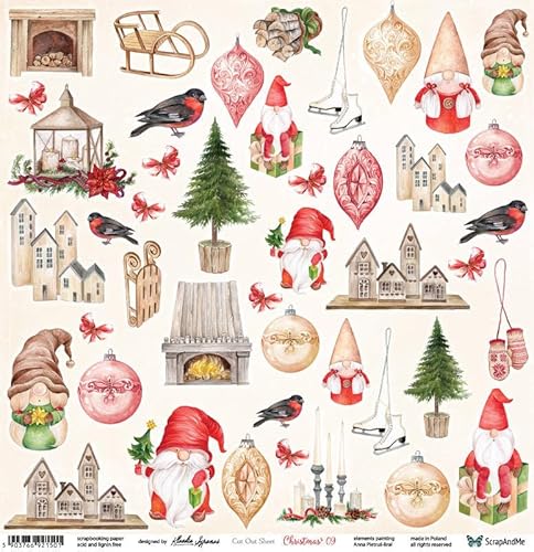Scrapbooking Papier 30x30 - ScrapAndMe - Christmas 09 - Ausstechform Scrapbooking Papier 30x30 - ScrapAndMe - Christmas 09 - Ausstechform von ScrapAndMe