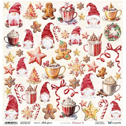 Scrapbooking Papier 30x30 - ScrapAndMe - Christmas 13 - Ausstechform Scrapbooking Papier 30x30 - ScrapAndMe - Christmas 13 - Ausstechform von ScrapAndMe