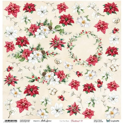 Scrapbooking Papier 30x30 - ScrapAndMe - Christmas 19 - Ausstechform Scrapbooking Papier 30x30 - ScrapAndMe - Christmas 19 - Ausstechform von ScrapAndMe