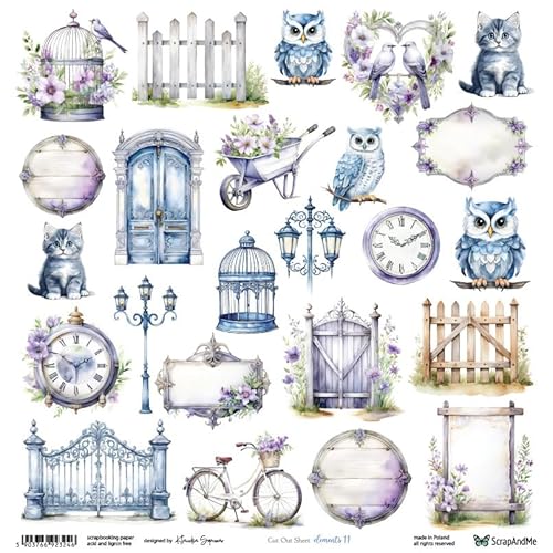Scrapbooking Papier 30x30 - ScrapAndMe - Elements 11 - Ausstechform Scrapbooking Papier 30x30 - ScrapAndMe - Elements 11 - Ausstechform von ScrapAndMe