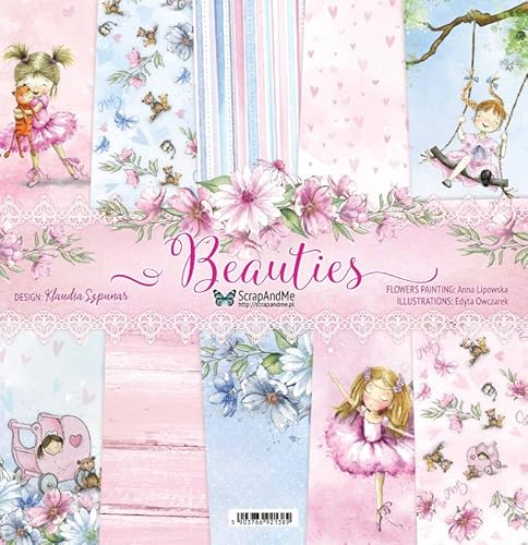 Scrapbooking Papierset 30x30 - ScrapAndMe - Beauties Scrapbooking Papierset 30x30 - ScrapAndMe - Beauties von ScrapAndMe