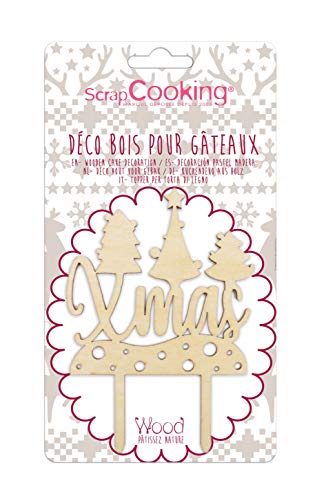 SCRAP COOKING 4997 Cake Topper, Holz, 0 Stück von ScrapCooking