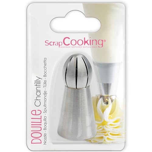 ScrapCooking 1799 Wolkentülle Spritztülle, Edelstahl von ScrapCooking