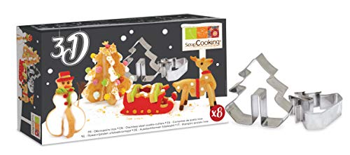 ScrapCooking 2007 8 Ausstechformen aus Edelstahl 3D Weihnachten ScrapCooking 2007 8 Ausstechformen aus Edelstahl 3D Weihnachten von ScrapCooking