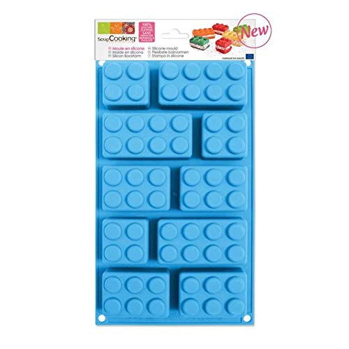 SCRAP COOKING Backform, Silikon, blau, 32 x 17,5 x 3 cm von ScrapCooking
