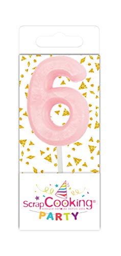 ScrapCooking 556 Kerze, Paraffin Wax, Pastel-Sortiert von ScrapCooking