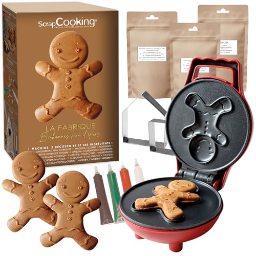 ScrapCooking - Ingwer-Set – mit Weihnachtsmannmaschine, Ausstechformen aus Edelstahl & Schokoladenstiften – 3815 ScrapCooking - Ingwer-Set – mit Weihnachtsmannmaschine, Ausstechformen aus Edelstahl & Schokoladenstiften – 3815 von ScrapCooking