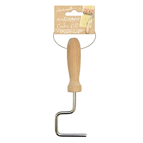 SCRAP COOKING - Griff für Mini-Holzwalze – Werkzeug für Dekoration, Kekse, Kekse, Kekse – 5300 von ScrapCooking