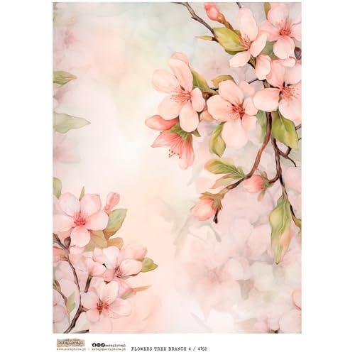 Reispapier A4 Scraplove - Scrapbooking Decoupage - Flowers Tree Branch 4 Obstbaum Reispapier A4 Scraplove - Scrapbooking Decoupage - Flowers Tree Branch 4 Obstbaum von ScrapLove
