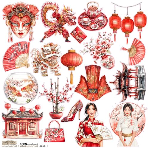 Scrapbooking Papier Sticker - ScrapLove - Asia 4 Japan Scrapbooking Papier Sticker - ScrapLove - Asia 4 Japan von ScrapLove
