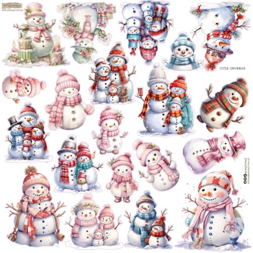 Scrapbooking Papier Sticker - ScrapLove - Cute Snowman Scrapbooking Papier Sticker - ScrapLove - Cute Snowman von ScrapLove