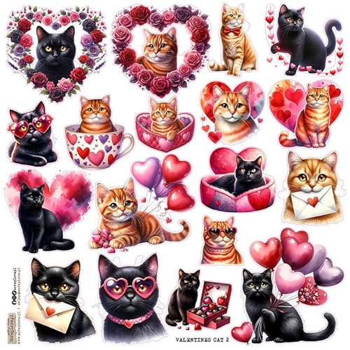 Scrapbooking Papier Sticker - ScrapLove - Valentines Cat 2 Scrapbooking Papier Sticker - ScrapLove - Valentines Cat 2 von ScrapLove