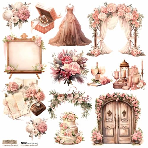 Scrapbooking Papier Sticker - ScrapLove - Wedding Cozy 1 Scrapbooking Papier Sticker - ScrapLove - Wedding Cozy 1 von ScrapLove