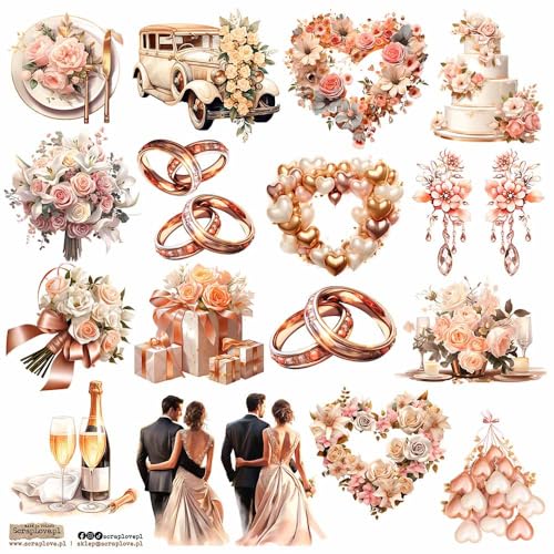 Scrapbooking Papier Sticker - ScrapLove - Wedding Cozy 3 Trauringe Brautpaar Scrapbooking Papier Sticker - ScrapLove - Wedding Cozy 3 Trauringe Brautpaar von ScrapLove