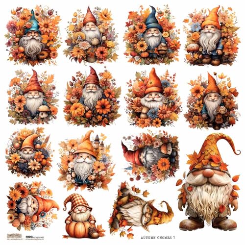 Scrapbooking Papieraufkleber - ScrapLove - Autumn Gnomes 1 Herbst Zwerge Scrapbooking Papieraufkleber - ScrapLove - Autumn Gnomes 1 Herbst Zwerge von ScrapLove