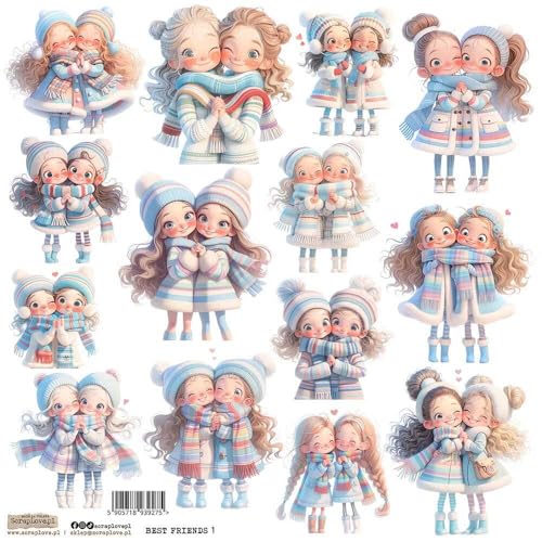 Scrapbooking Papieraufkleber - ScrapLove - Best Friends 1 Freundin Scrapbooking Papieraufkleber - ScrapLove - Best Friends 1 Freundin von ScrapLove