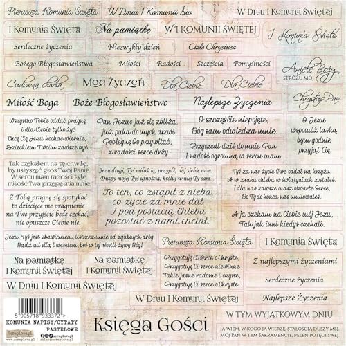 Scrapbooking Papieraufkleber - ScrapLove - Kommunion Pastell Scrapbooking Papieraufkleber - ScrapLove - Kommunion Pastell von ScrapLove