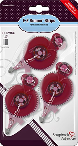 SCRAPBOOK ADHESIVES BY 3L E-Z Runner Permanent Strips Nachfüllbares Value Pack, von Scrapbook Adhesives