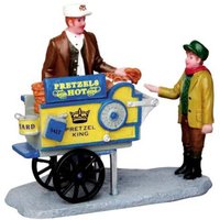 Lemax Pretzel King Cart #42238 Weihnachtsdorf Figuren Neue Verpackung von ScrapbookAvenue
