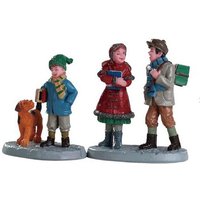 Lemax Going To School 2Er-Set #82595 Caddington Christmas Village Figuren 2018 Neue Verpackung von ScrapbookAvenue