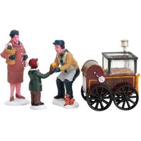 Lemax Geröstete Kastanien Ständer 4Er Set #92331 Weihnachtsdorf Figur Neu von ScrapbookAvenue