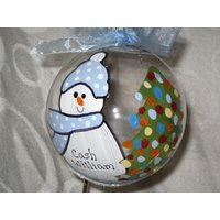 Babys Erstes Weihnachten - Personalisierte Und Handbemalte Verzierung von Scrappy2DoIt
