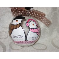 Besonderer Pate - Personaisiert Und Handgemaltes Ornament von Scrappy2DoIt
