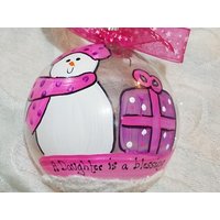 Eine Nichte/Tochter Patentochter Enkelin Tante Urenkelin Großmutter Ist Ein Blessing - Personalisiertes Und Handgemaltes Ornament von Scrappy2DoIt