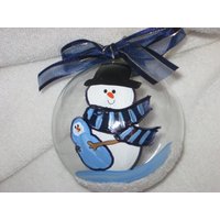 Erstes Weihnachten Als Vater - Personalisierte Und Handbemalte Verzierung von Scrappy2DoIt