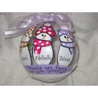 Friends Are Family You Give Yourself - Personalisierte Handgemalte Verzierung von Scrappy2DoIt