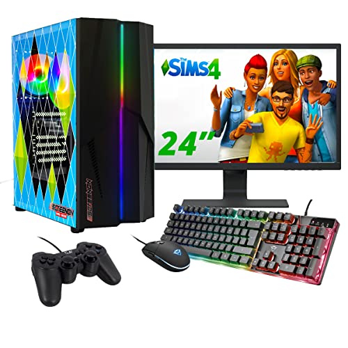 ScreenOn DE - Gaming Komplett PC | Intel Core i5 | GTX 1650 | RAM 16GB | SSD 512GB | WiFi | + 24 Zoll Monitor + Tastatur + Maus + Controller | Desktop Computer für Unternehmen und Multimedia H32539 ScreenOn DE - Gaming Komplett PC | Intel Core i5 | GTX 1650 | RAM 16GB | SSD 512GB | WiFi | + 24 Zoll Monitor + Tastatur + Maus + Controller | Desktop Computer für Unternehmen und Multimedia H32539 von ScreenOn