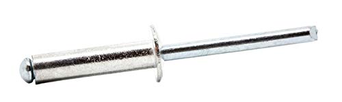 Blindniete, gewölbter Kopf, Aluminium/Stahl, 4,8 mm x 30 mm, 20 Stück von Screws City