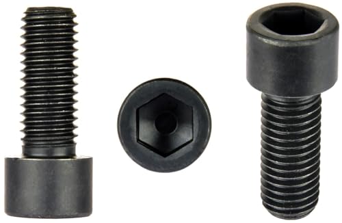 M6 x 30 mm schwarze Zink Flake 8.8 Innensechskantschrauben - Schrauben Innensechskant (20 Stück) von Screws City