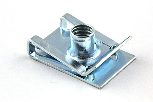 50x Blechmutter M6 - Verkleidung Clip Schnappmutter für Motorrad Roller Muttern von Screws4Bikes