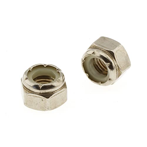 Screws4Bikes | 50x 3/8-16 UNC Sechskantmutter selbstsichernd Zoll | Edelstahl Screws4Bikes | 50x 3/8-16 UNC Sechskantmutter selbstsichernd Zoll | Edelstahl von Screws4Bikes