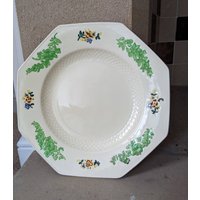 Art Deco Vintage Royal Doulton Hexagonal Teller "Gaylady' Muster 1930Er Jahre von ScrimgeourVintage