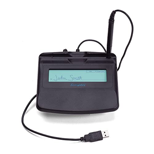 Scriptel ST1570-1,8 m 1 x 5 LCD Hintergrundbeleuchtung Proscript Signature Capture Pad (erneuert) von Scriptel