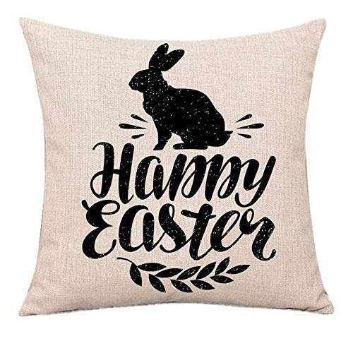 Scrolor Easter Decoration 18x18 Home Day for Pillowcase Inches Linen Pillow Case (Multicolor) von Scrolor