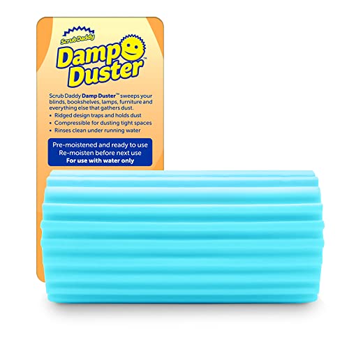 Scrub Daddy Damp Duster Staubschwamm, Staubwedel waschbar mit Rillen, Putzutensilien Haushalt für Holzjalousien, Heizkörper und Spiegel, Spinnenwebenentferner, Putzschwamm Antistatisch, Blau Scrub Daddy Damp Duster Staubschwamm, Staubwedel waschbar mit Rillen, Putzutensilien Haushalt für Holzjalousien, Heizkörper und Spiegel, Spinnenwebenentferner, Putzschwamm Antistatisch, Blau von Scrub Daddy