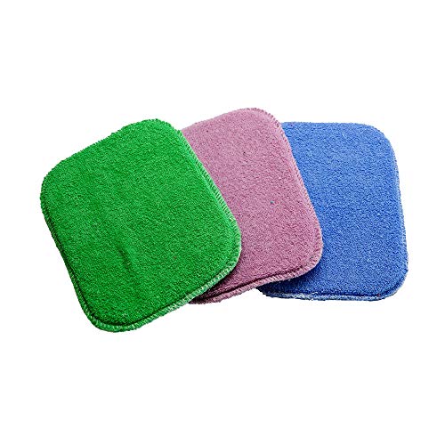 ScrubWOW Sponge Topfreiniger Schwamm-Küche & Bad Profireiniger-Kratzfrei-Lange nutzungsdauer-100% Baumwolle-3 Pack von ScrubWOW