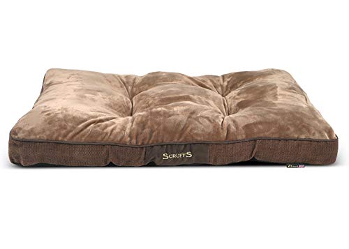 Scruffs 5060319932244 1161 Chester Hunde Kissen, L, braun von Scruffs