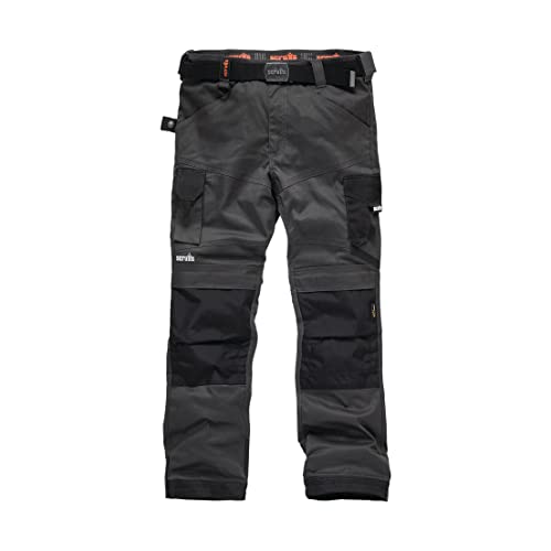 Scruffs Arbeitshose „Pro Flex“, anthrazit 54R / 54 (T54806) von Scruffs