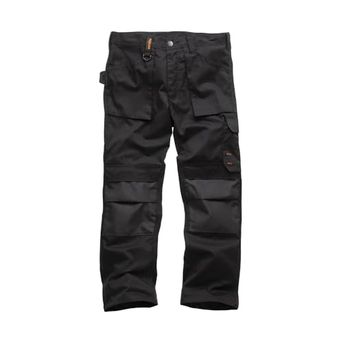 Scruffs Arbeitshose „Worker“, schwarz 42R / 42 (T54819) von Scruffs