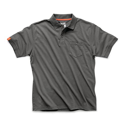 Scruffs Polohemd „Eco Worker“, anthrazit XXXL (T55421) von Scruffs
