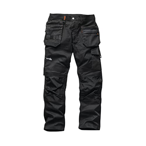 Scruffs Stretch-Arbeitshose „ Trade-Flex“, schwarz 52L / 106 (T54506) von Scruffs
